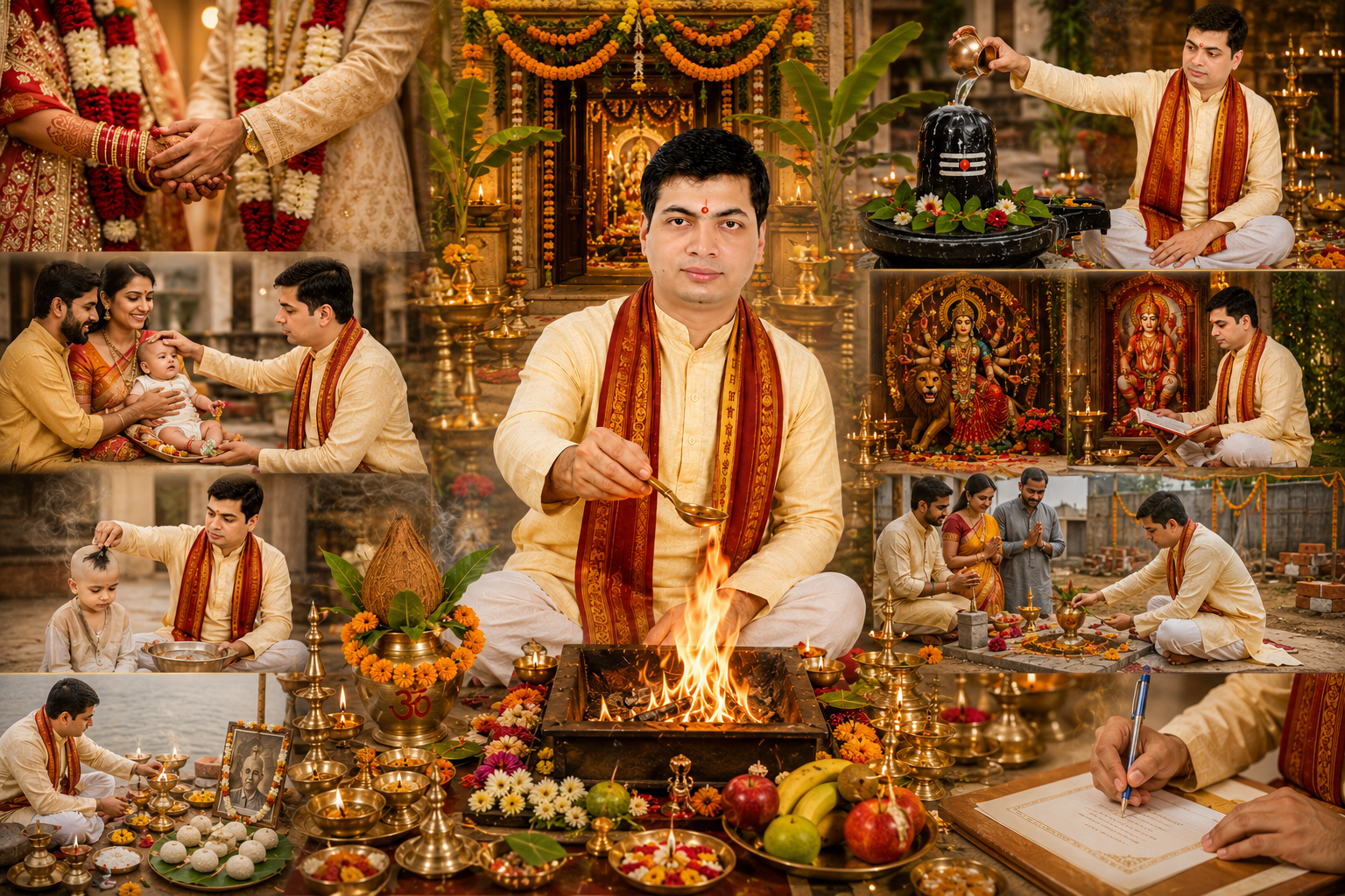 Samskaras & Family Ceremonies conducted by Acharya Mahipati Joshi